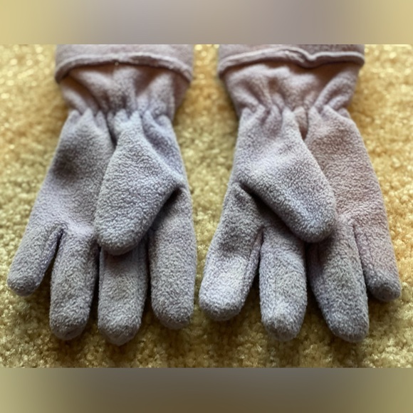 Girls Frozen Elsa & Anna fleece gloves size xs - Picture 6 of 10